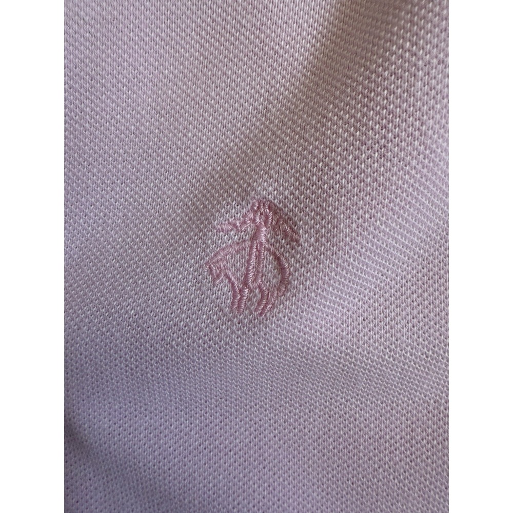 Brooks Brothers Polo Shirt Dress Girls XL Pink Long Sleeve Cotton Casual Preppy - Picture 8 of 8